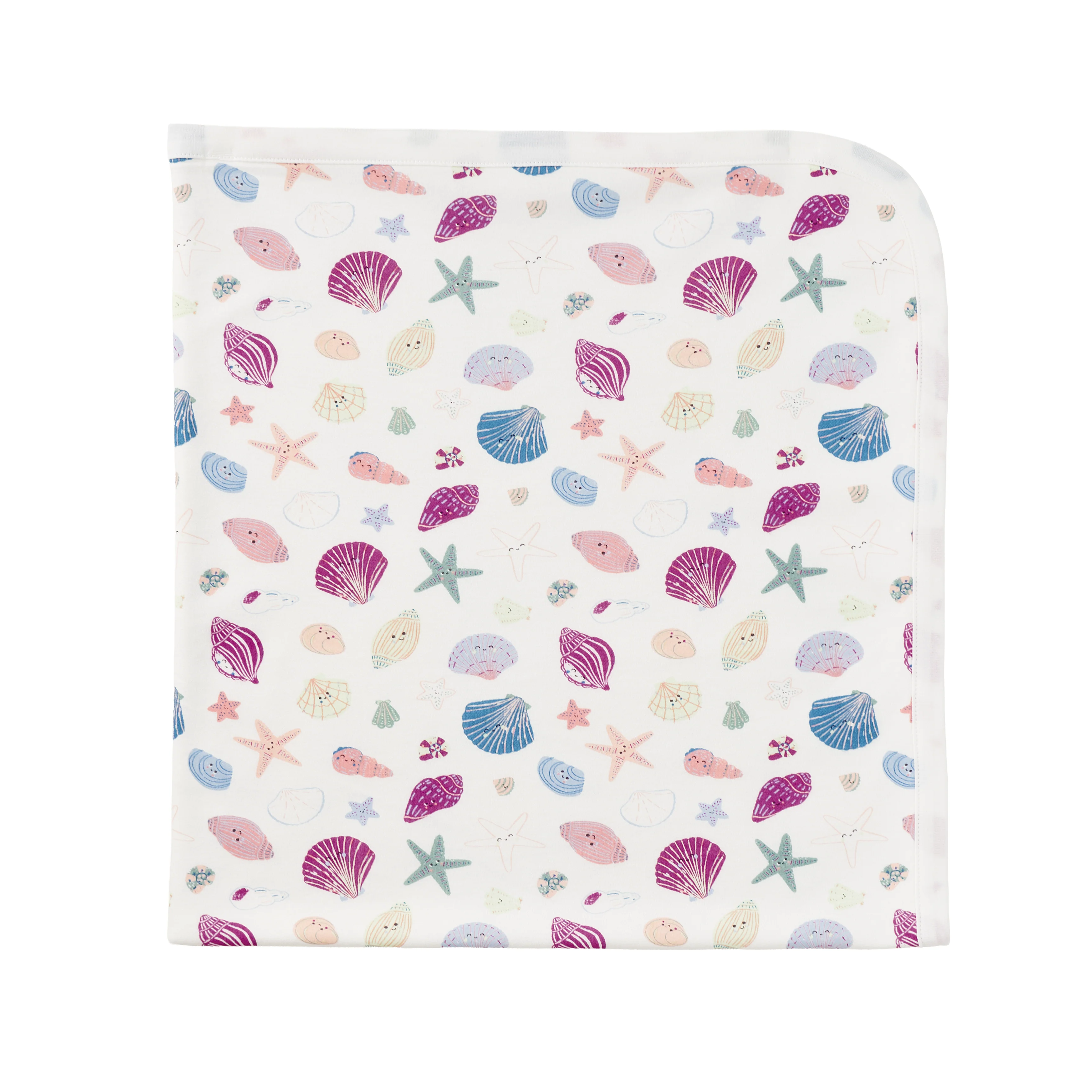 Bamboo Blend 2-ply Receiving Blanket - Seaside Treasures - Image 6