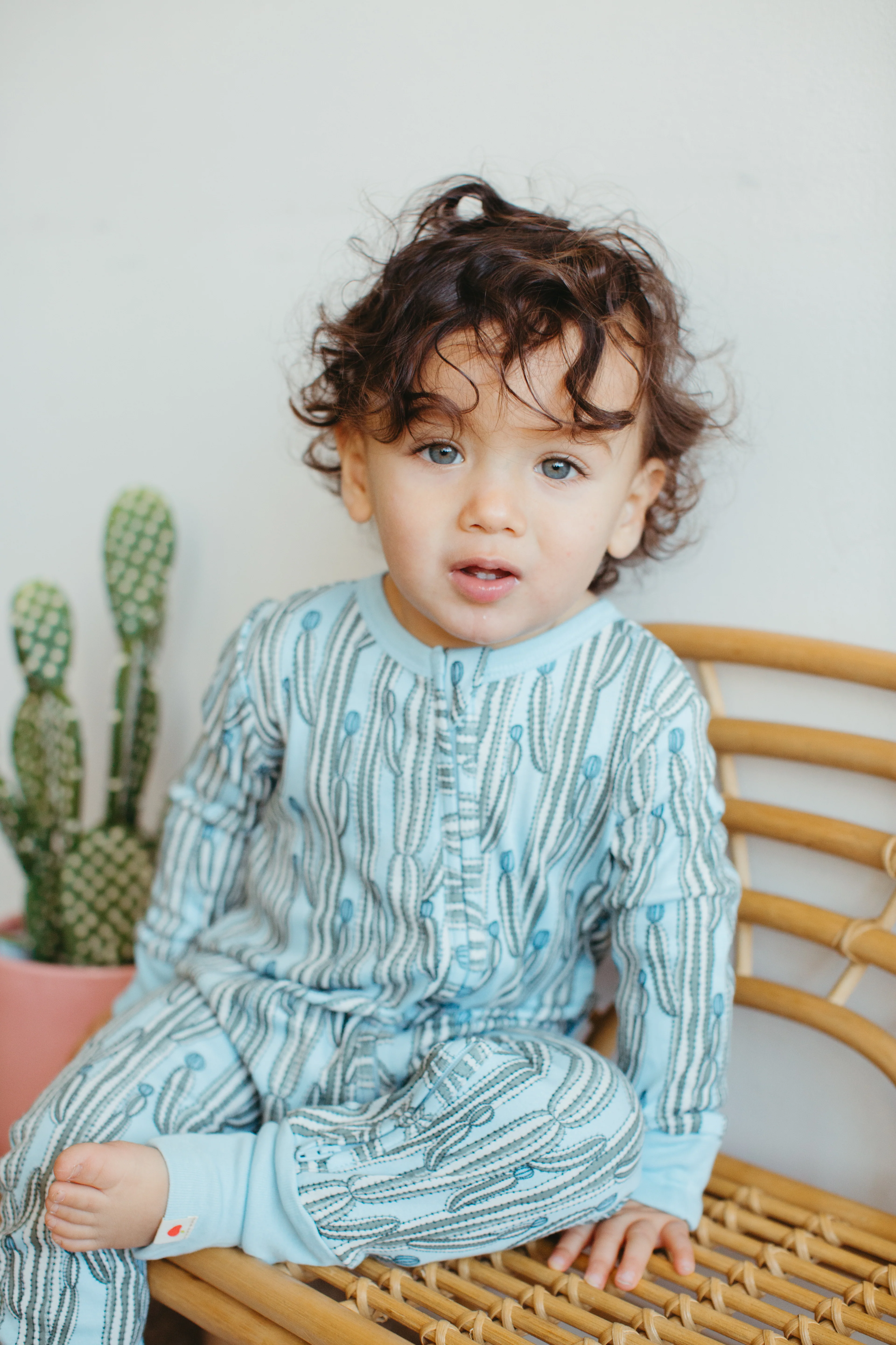 Bamboo Blend Convertible Coverall - Blooming Saguaro - Image 4