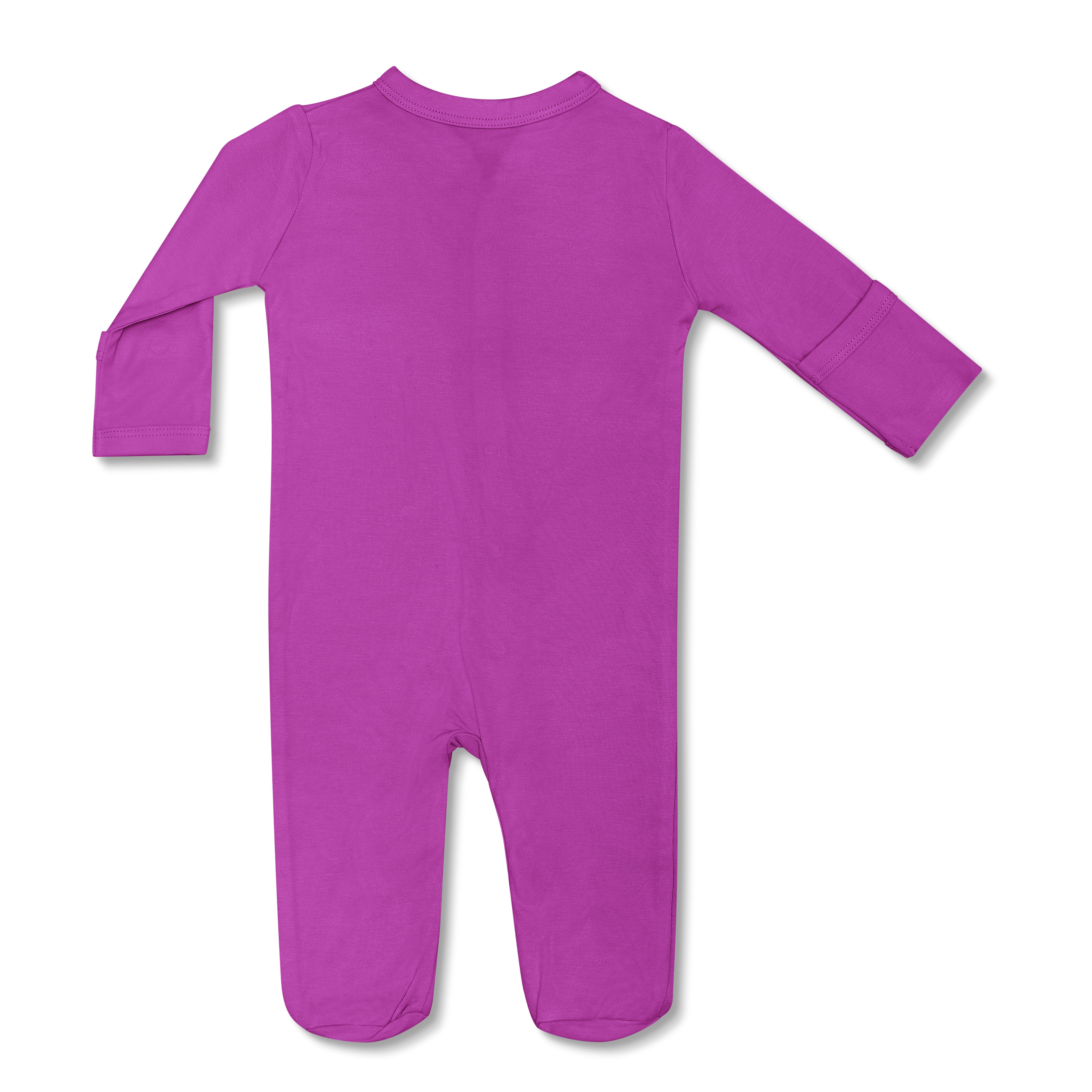 Bamboo Blend Footie - Raspberry - Image 2