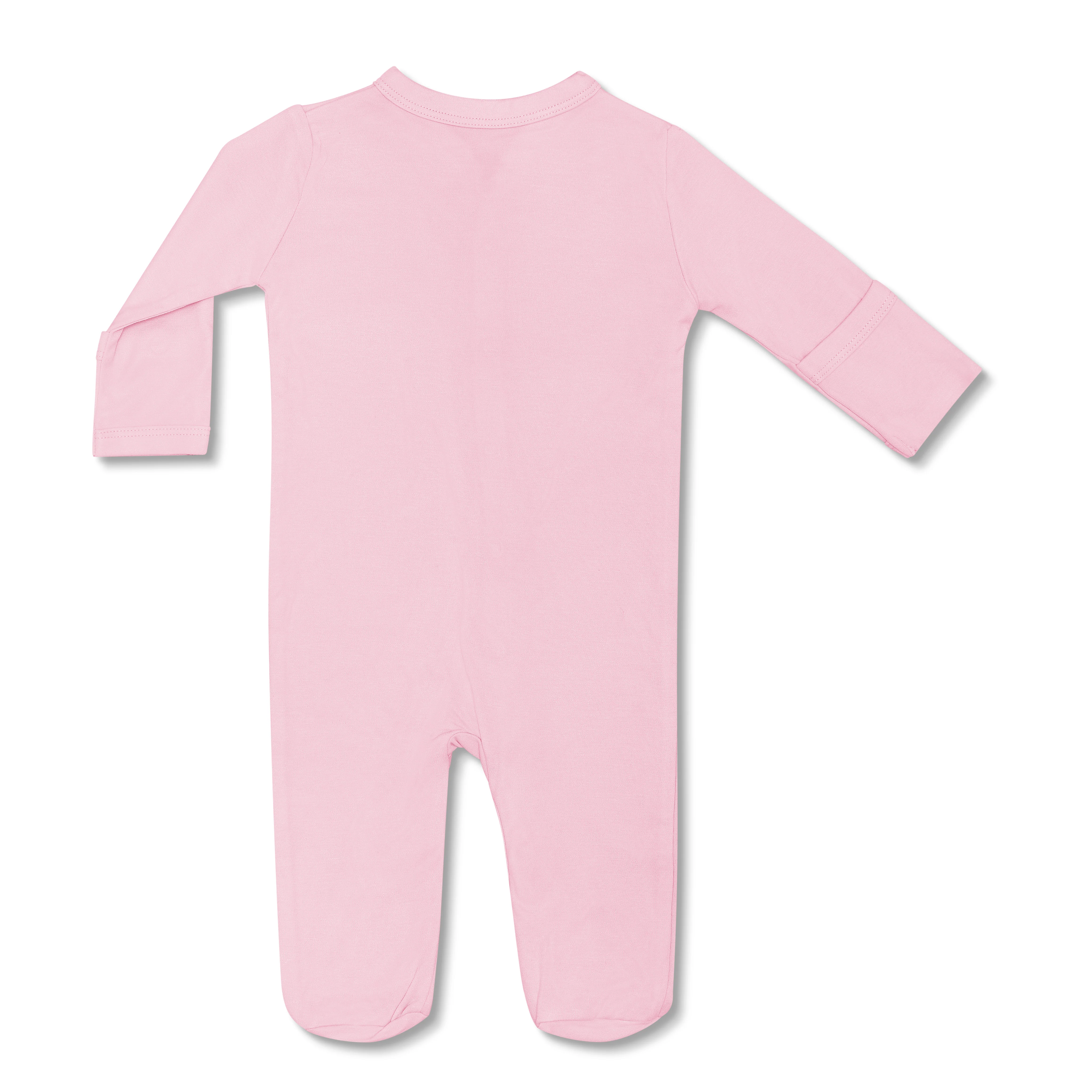 Bamboo Blend Footie - Ballet Slipper Pink - Image 2