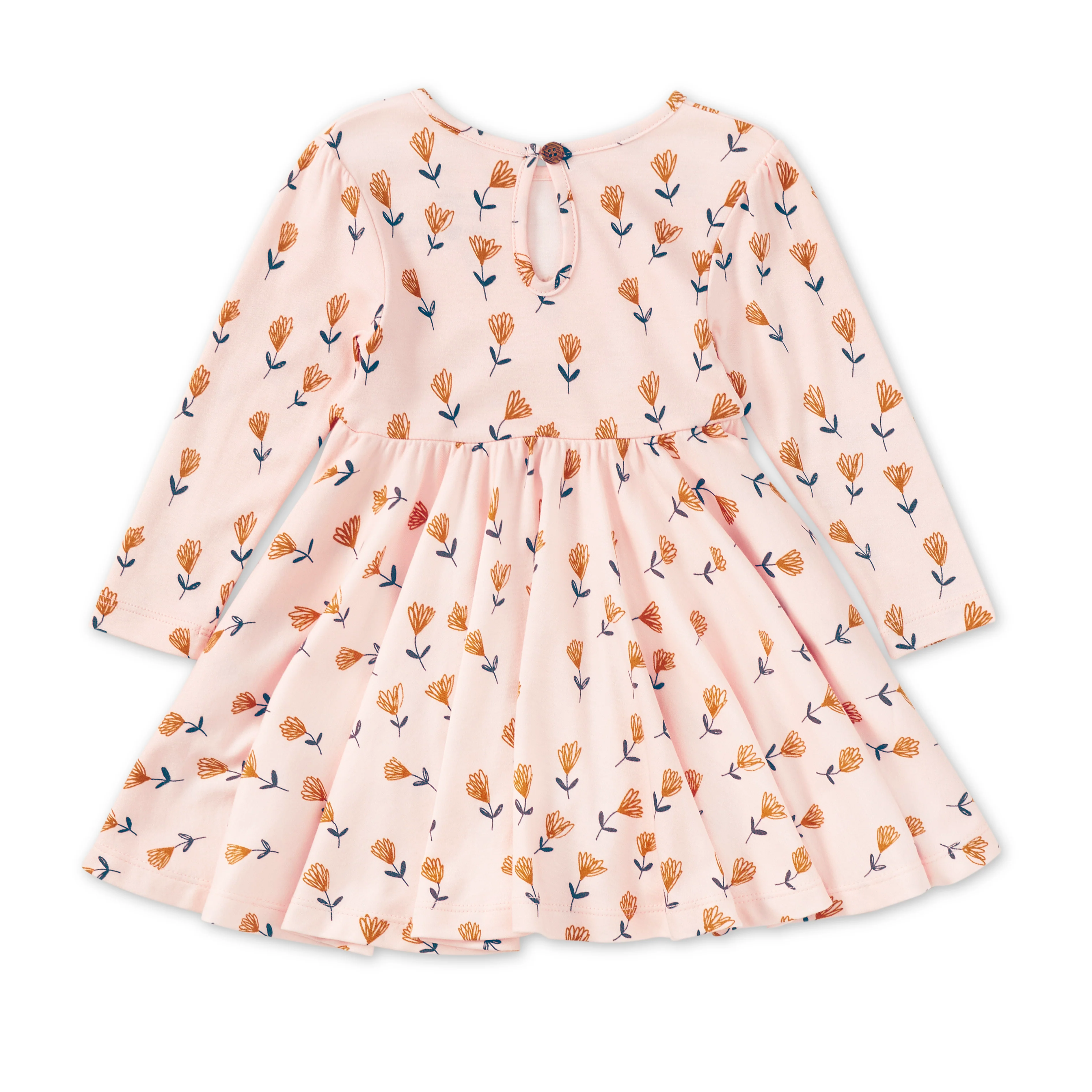 Bamboo Blend Long Sleeve Twirly Tee Dress - Wild at Heart - Image 3