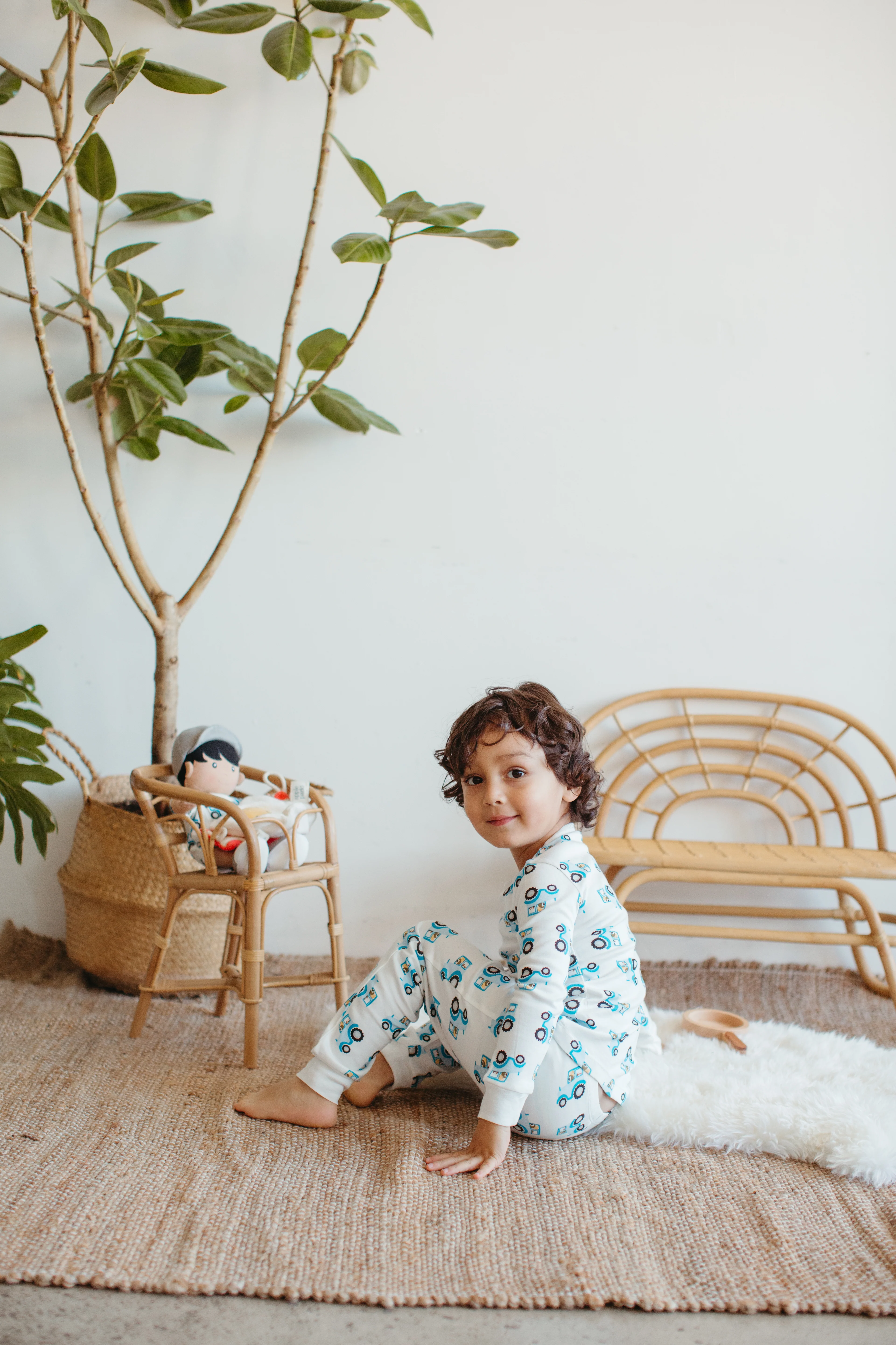 Bamboo Blend Pajamas - Farmyard Cruisers - Image 4
