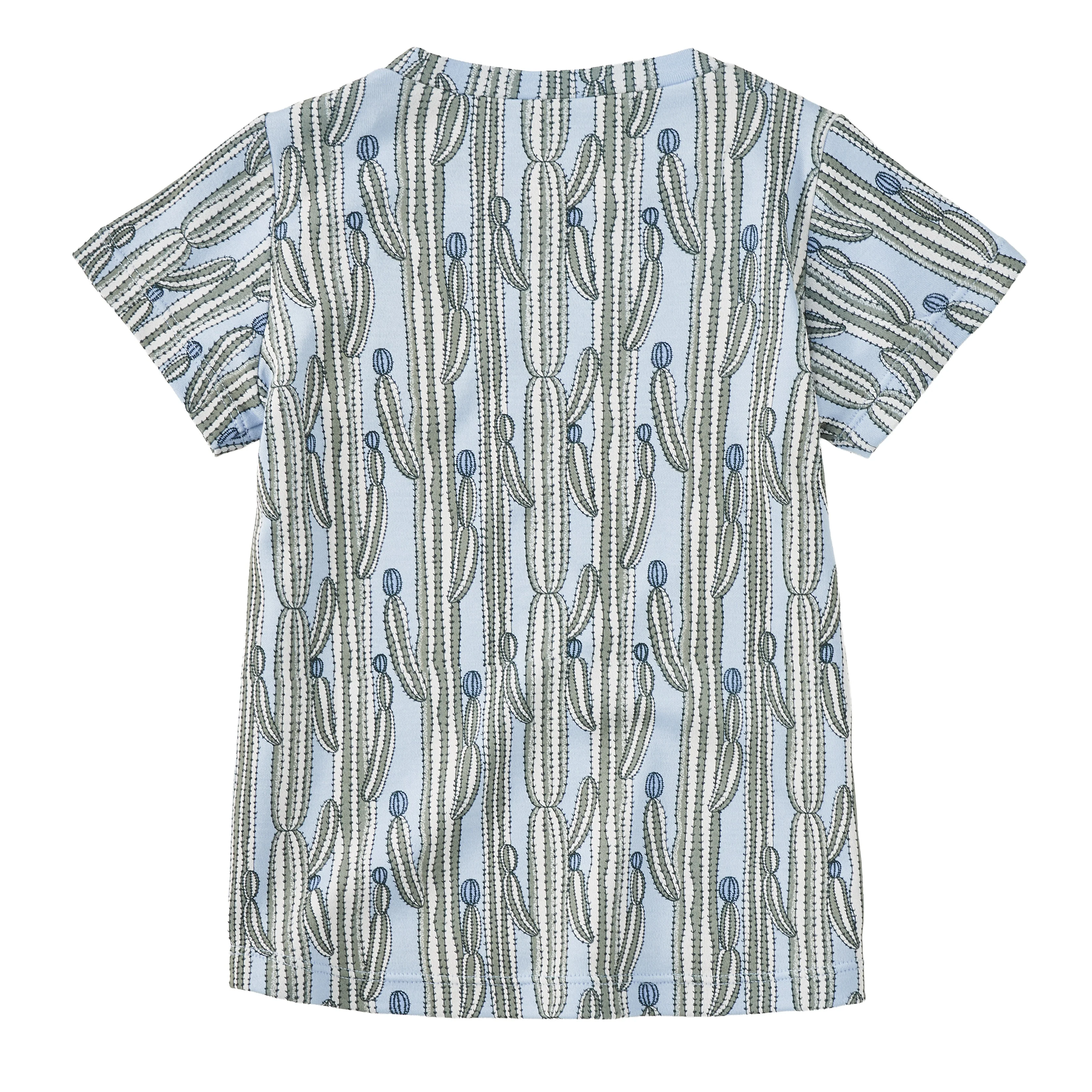 Bamboo Blend Short Sleeve Pocket Tee – Blooming Saguaro - Image 5