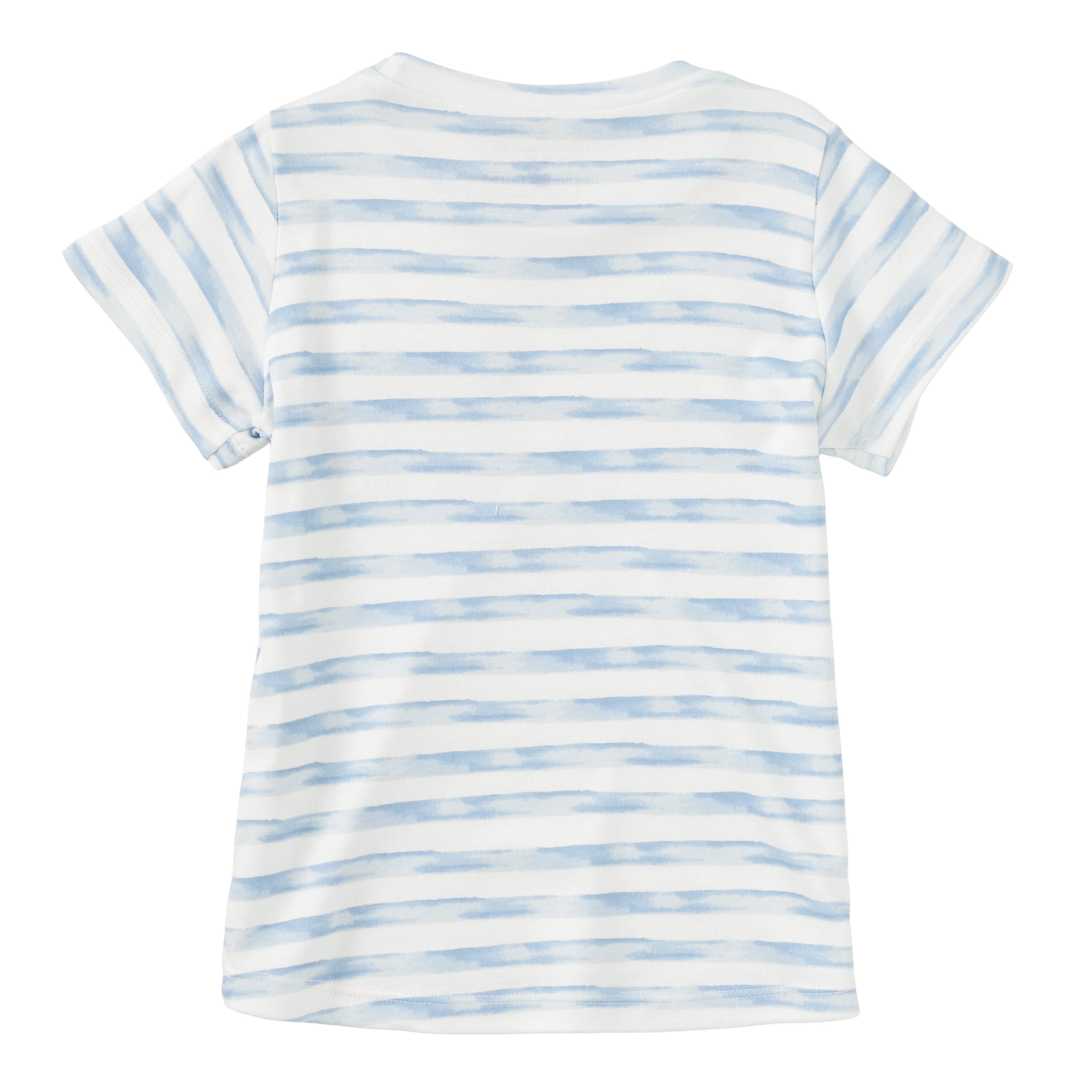 Bamboo Blend Short Sleeve Pocket Tee – Breezy Bay Stripe - Image 3
