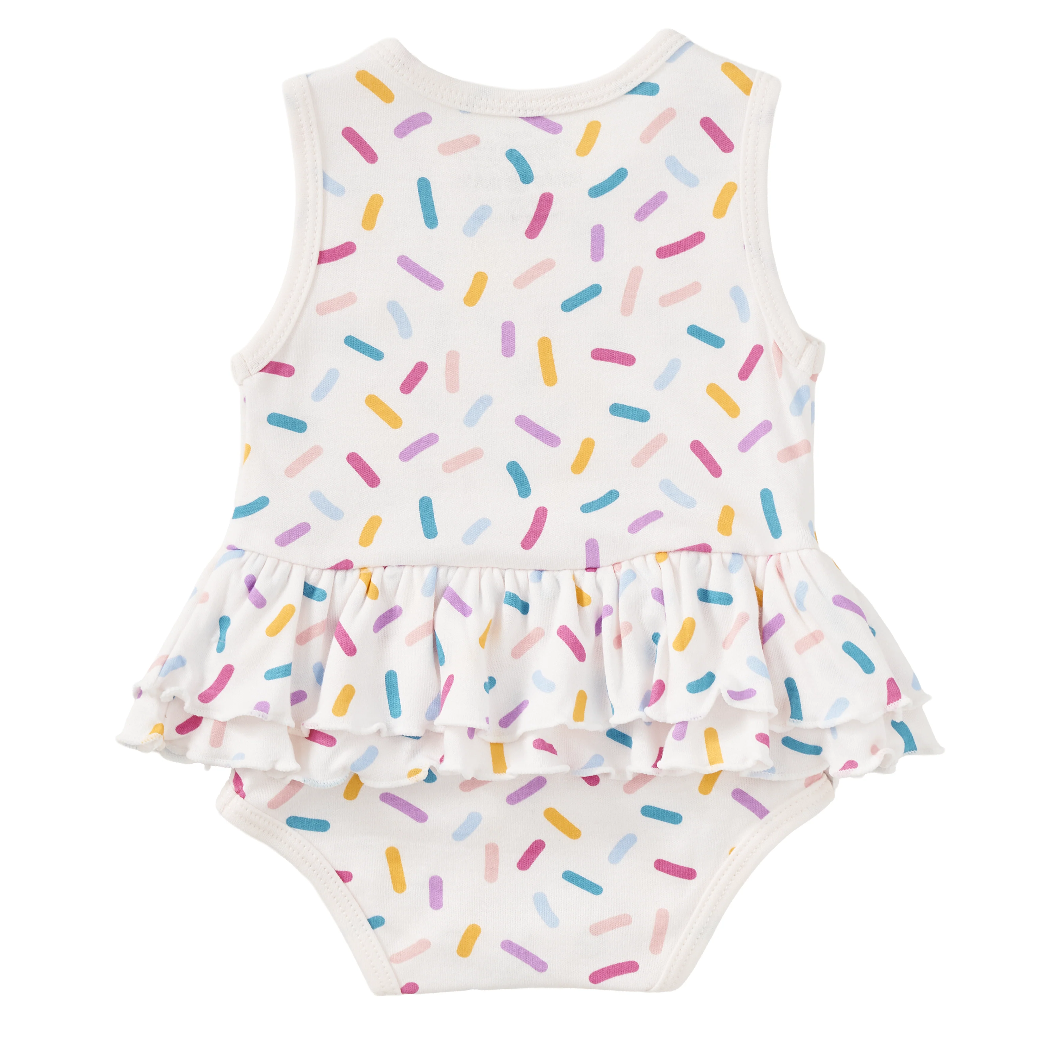 Bamboo Blend Skirted Romper - Sugar Rush - Image 4