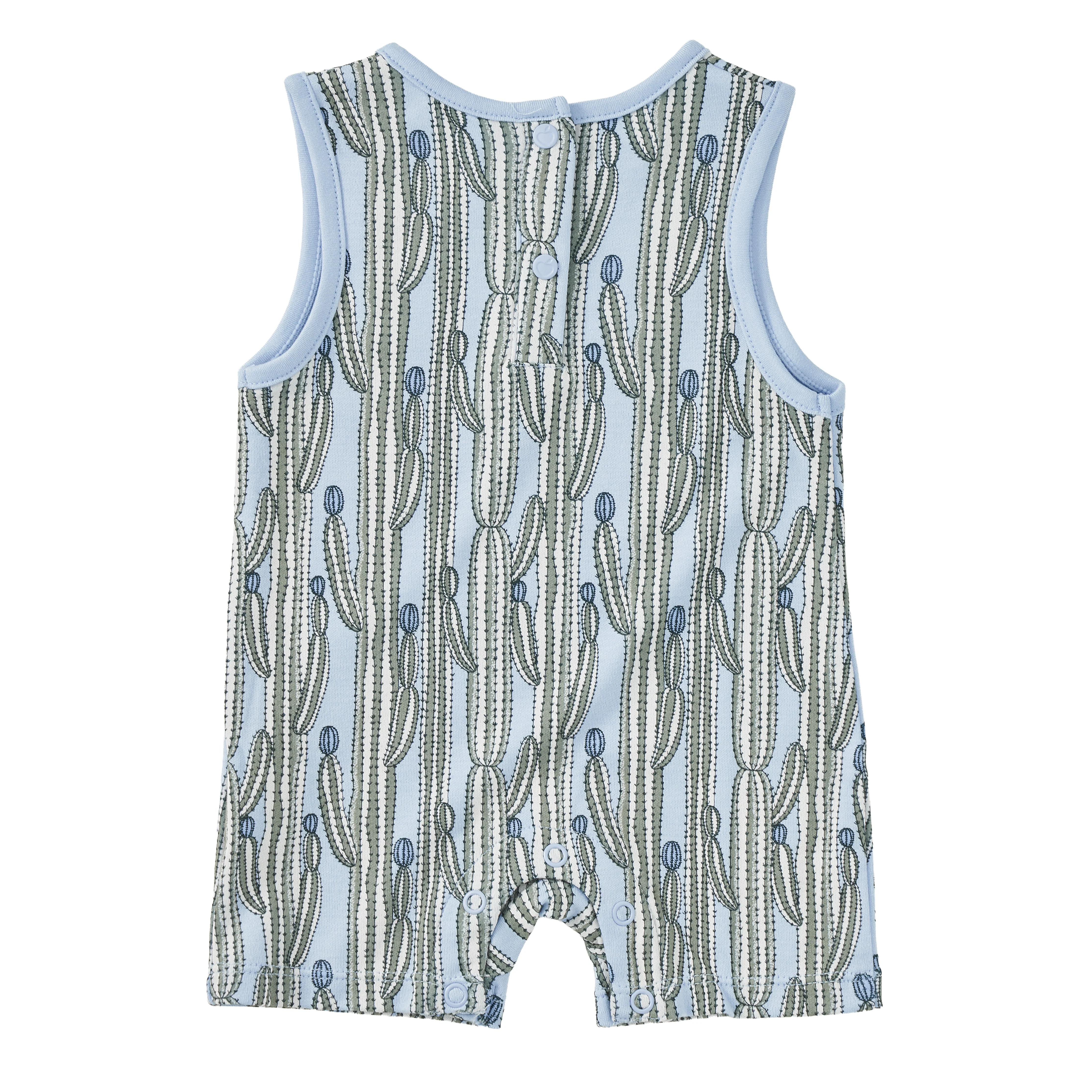 Bamboo Blend Sleeveless Coverall Romper – Blooming Saguaro - Image 6