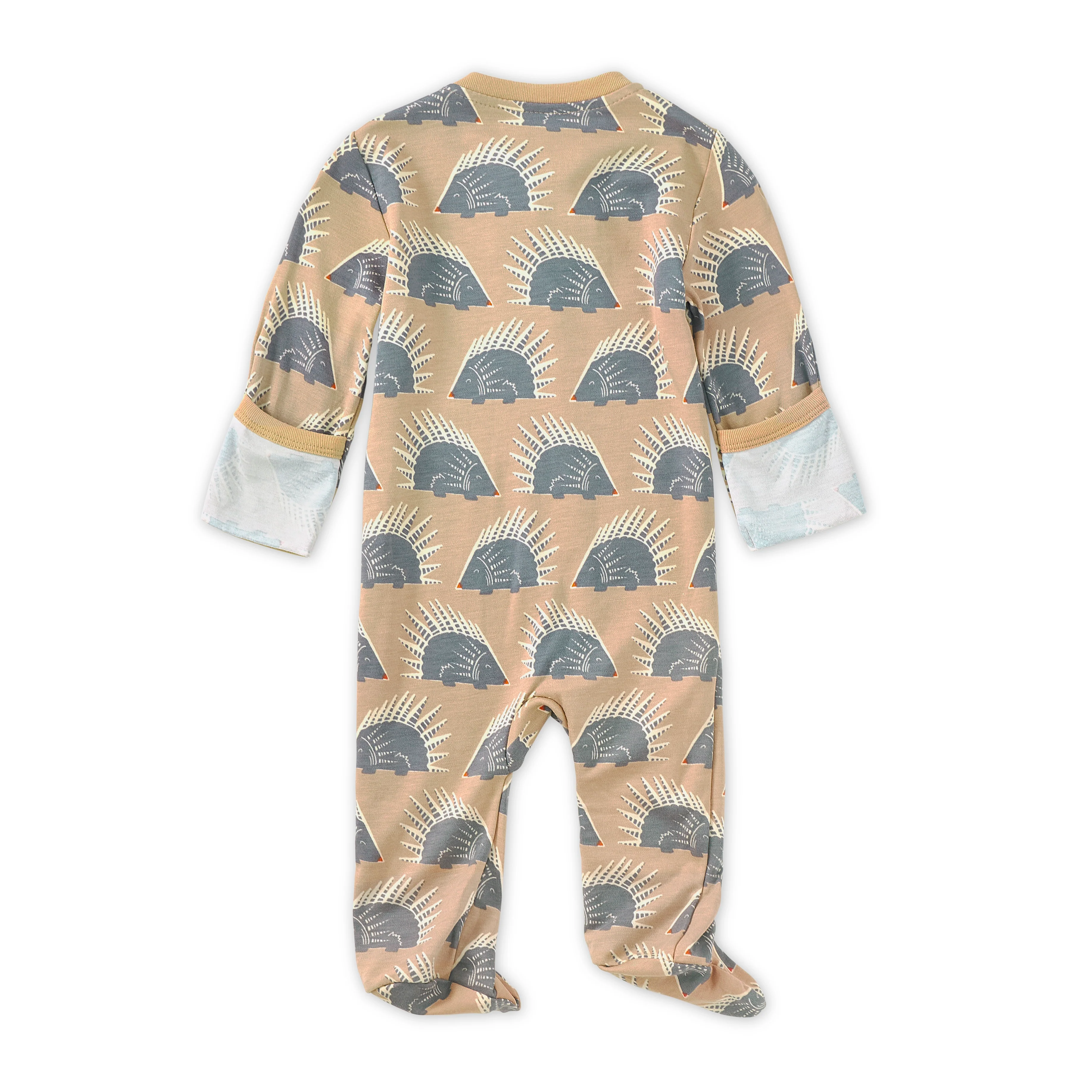 Bamboo Blend Zip Footie - Chill Quill - Image 3