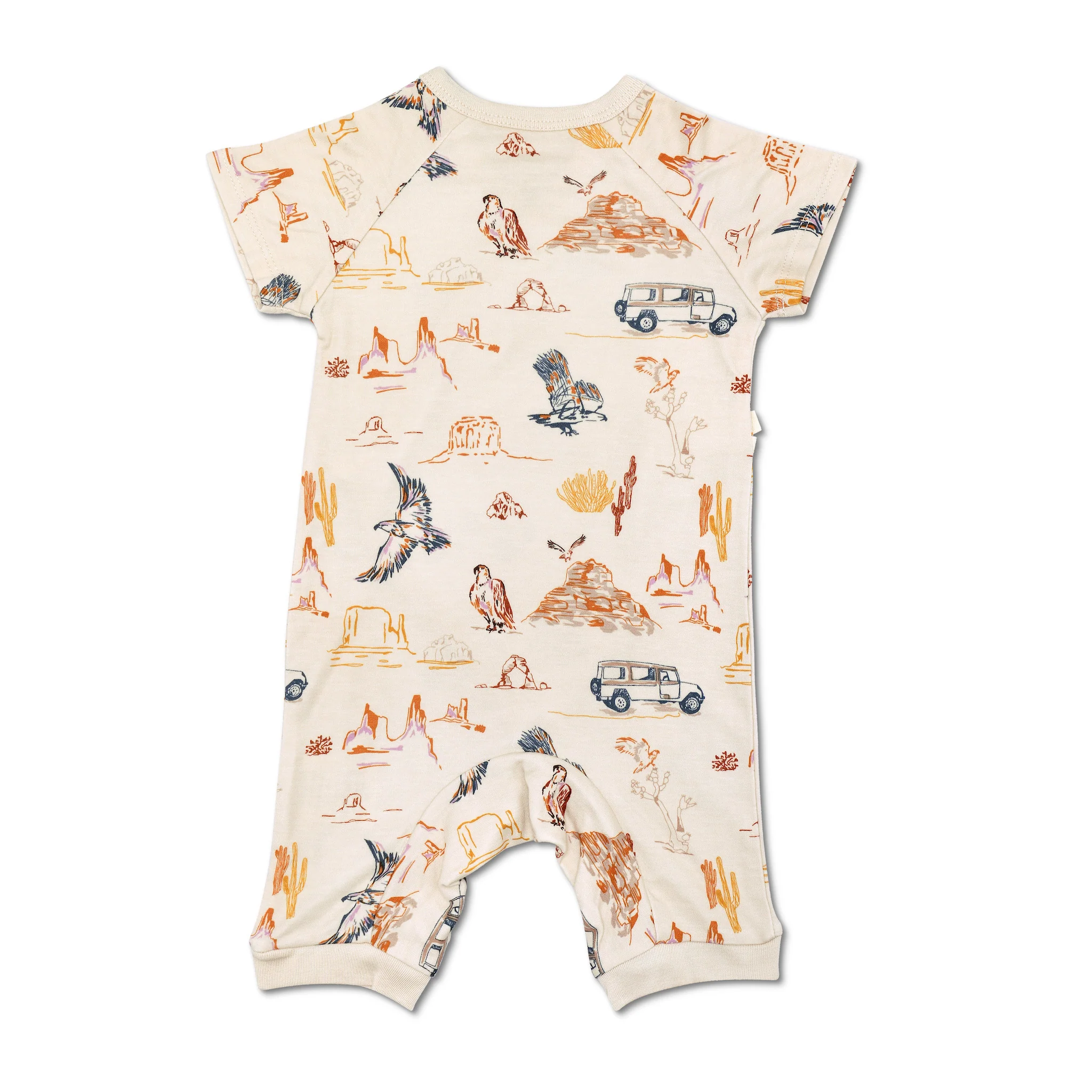 Bamboo Blend Wrap-Front Romper - Canyon - Image 3