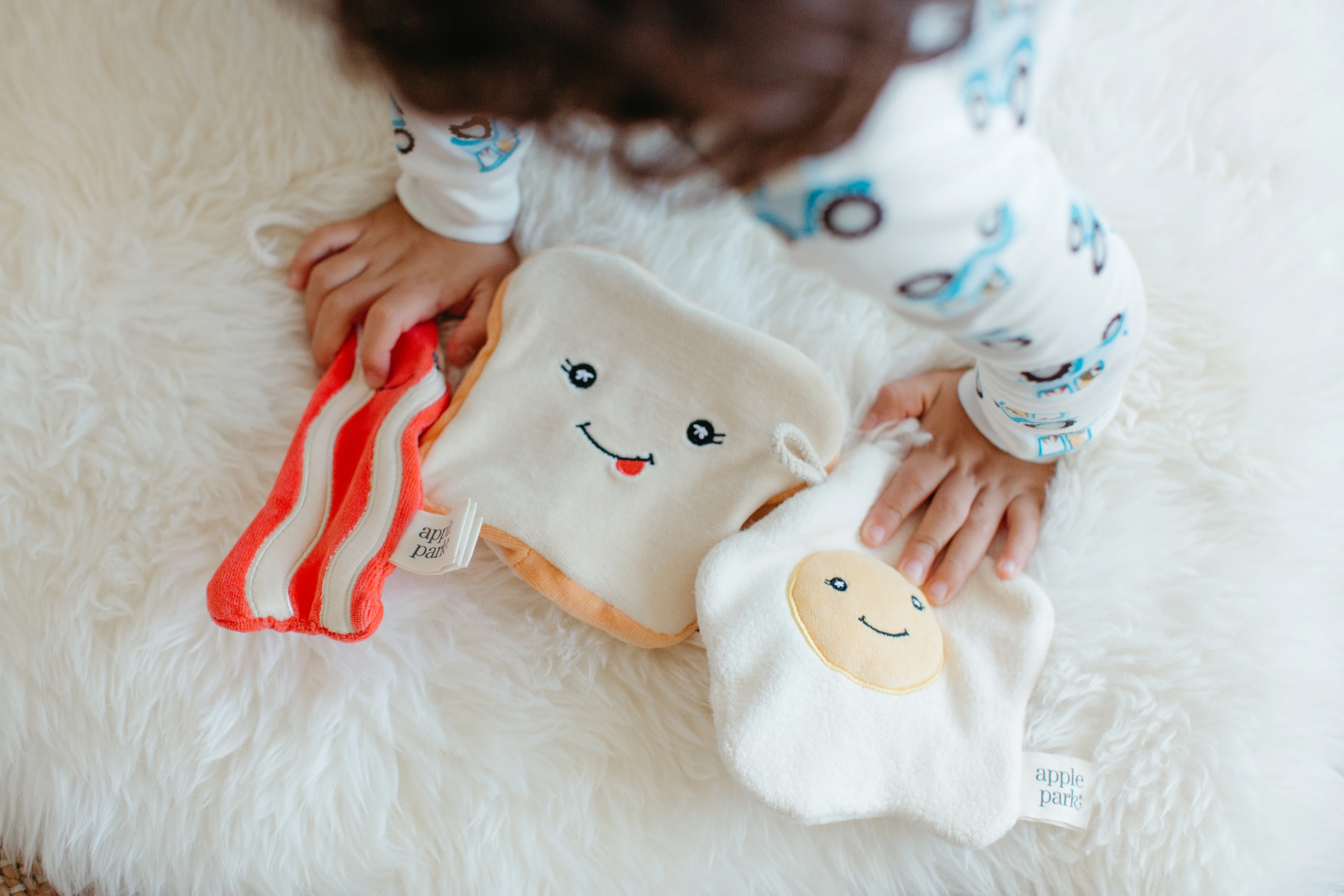 Breakfast Crinkle Blankie - Toastie - Image 2
