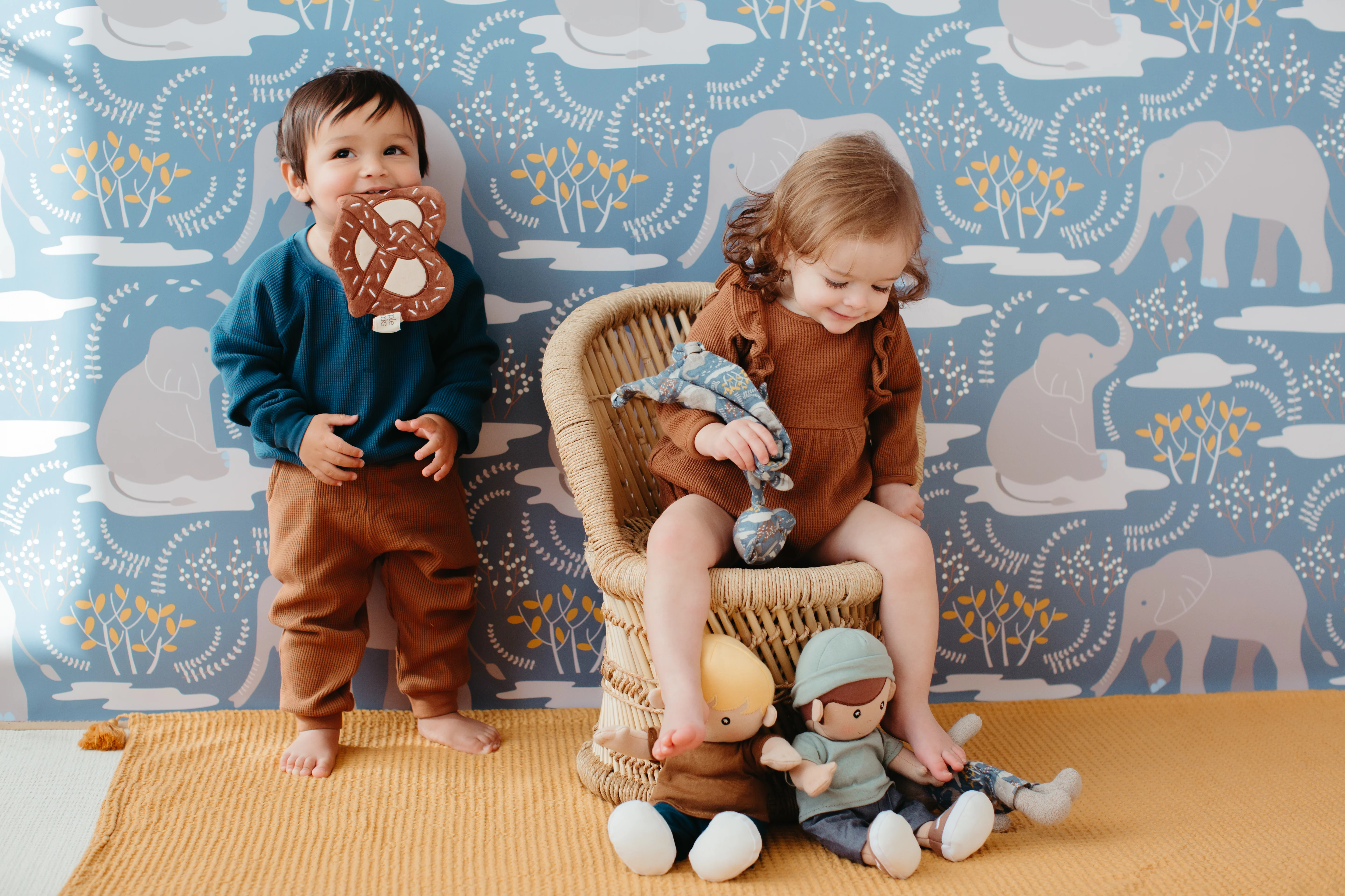 Waffle Joggers - Caramel - Image 3