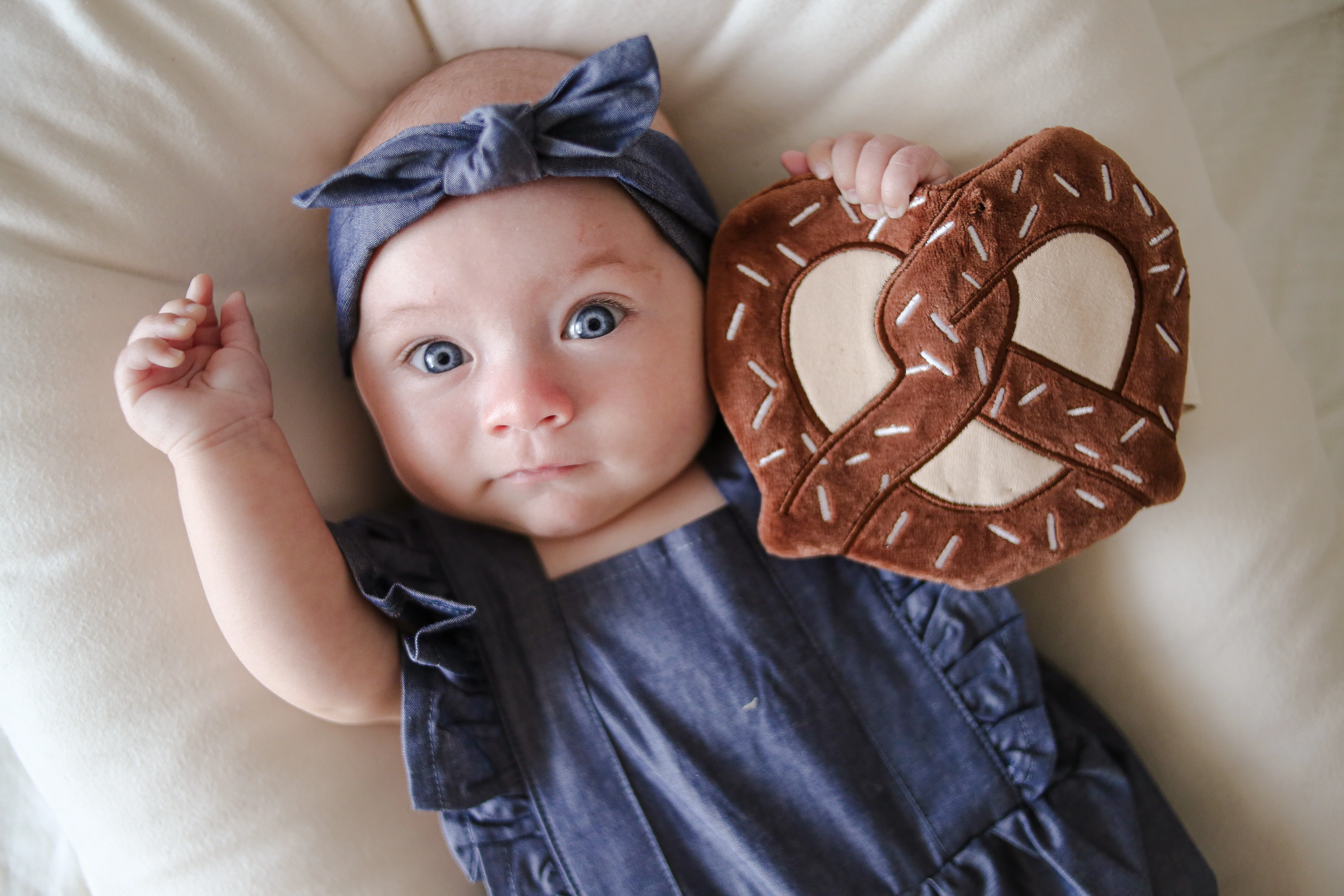 Flutter Sleeve Romper - Chambray - Image 7