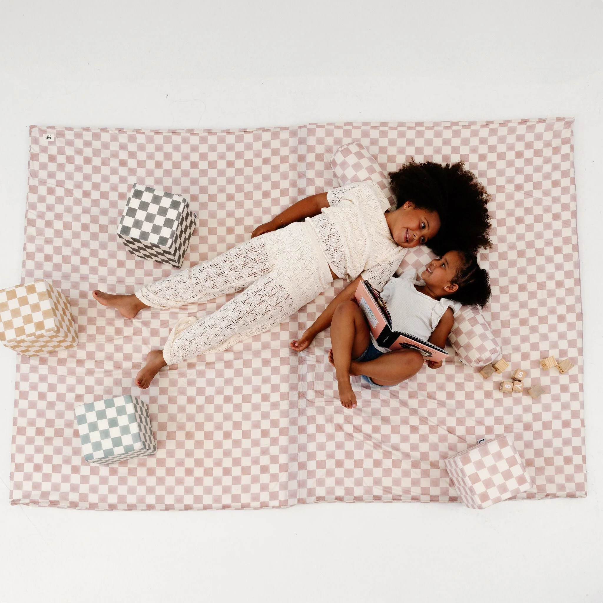Checker Gumdrop Organic Cotton Mat - Image 7