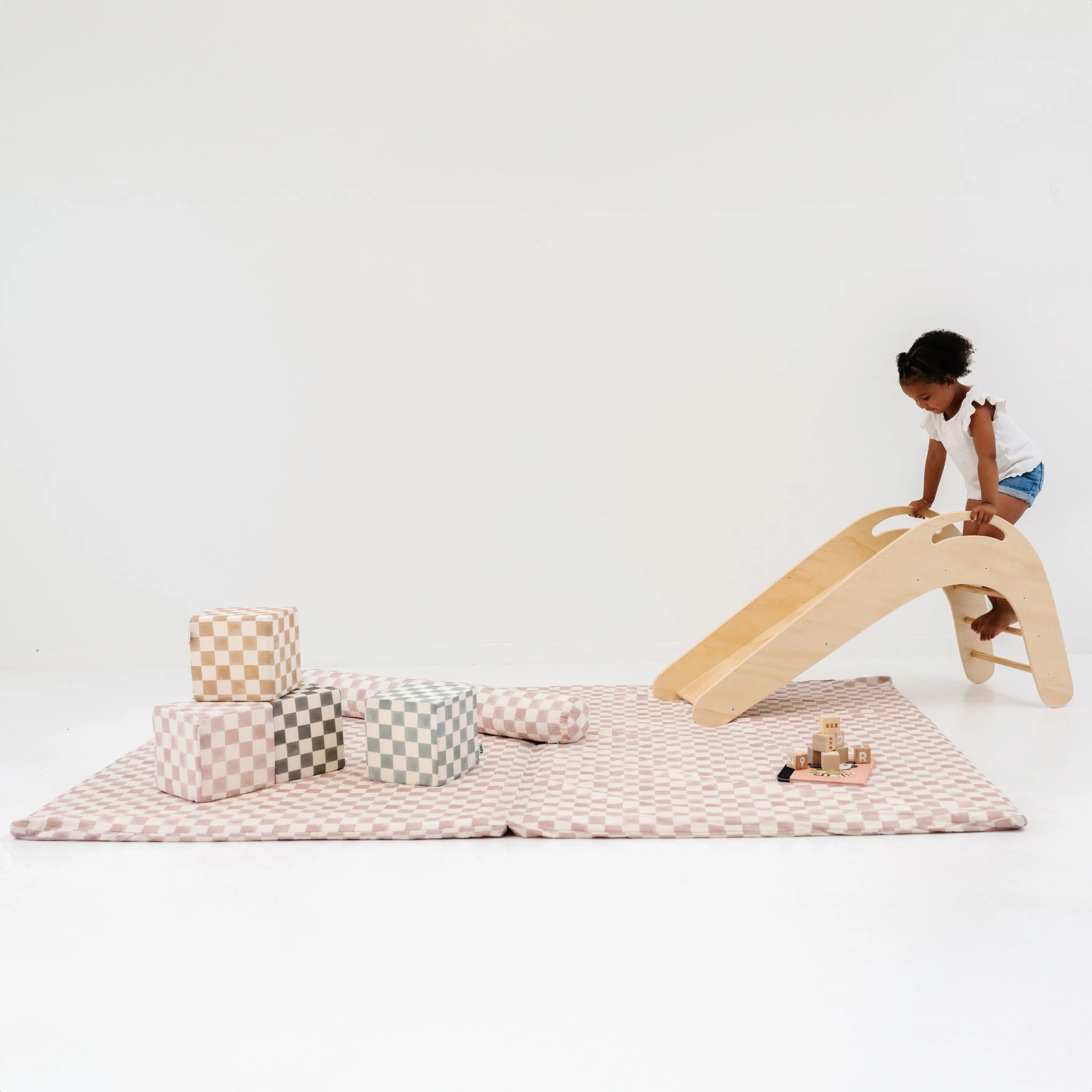 Checker Gumdrop Organic Cotton Mat - Image 8