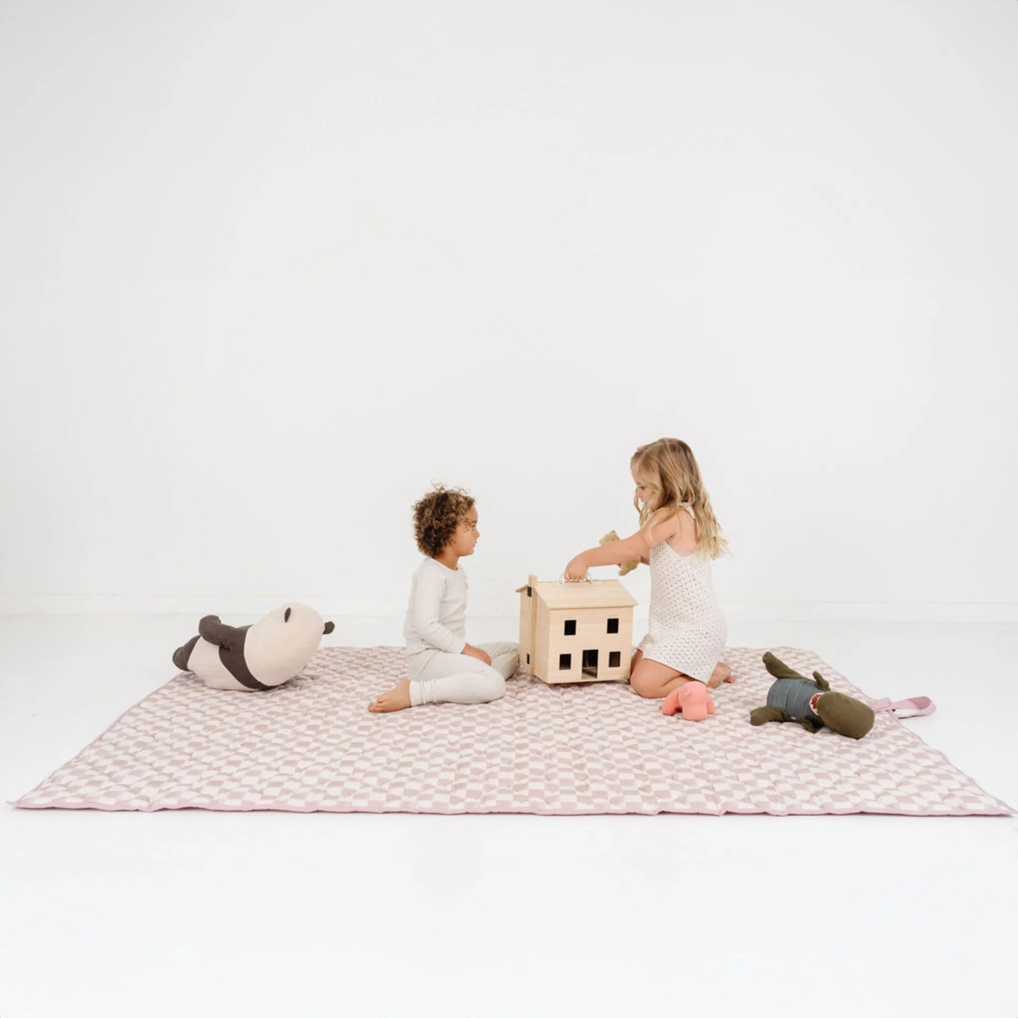 Checker Gumdrop Picnic Blanket - Image 3