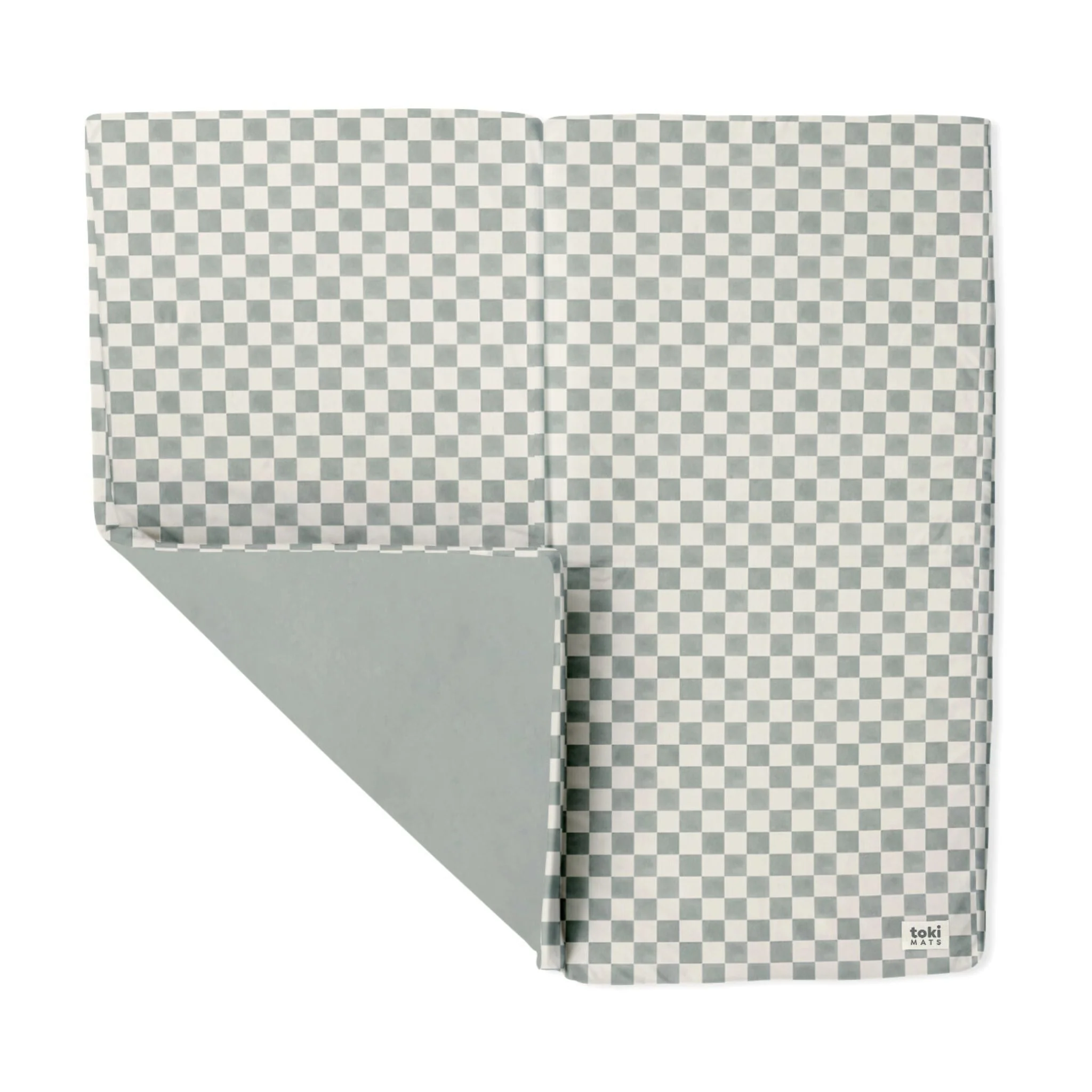 Checker Matcha Organic Cotton Mat - Image 6