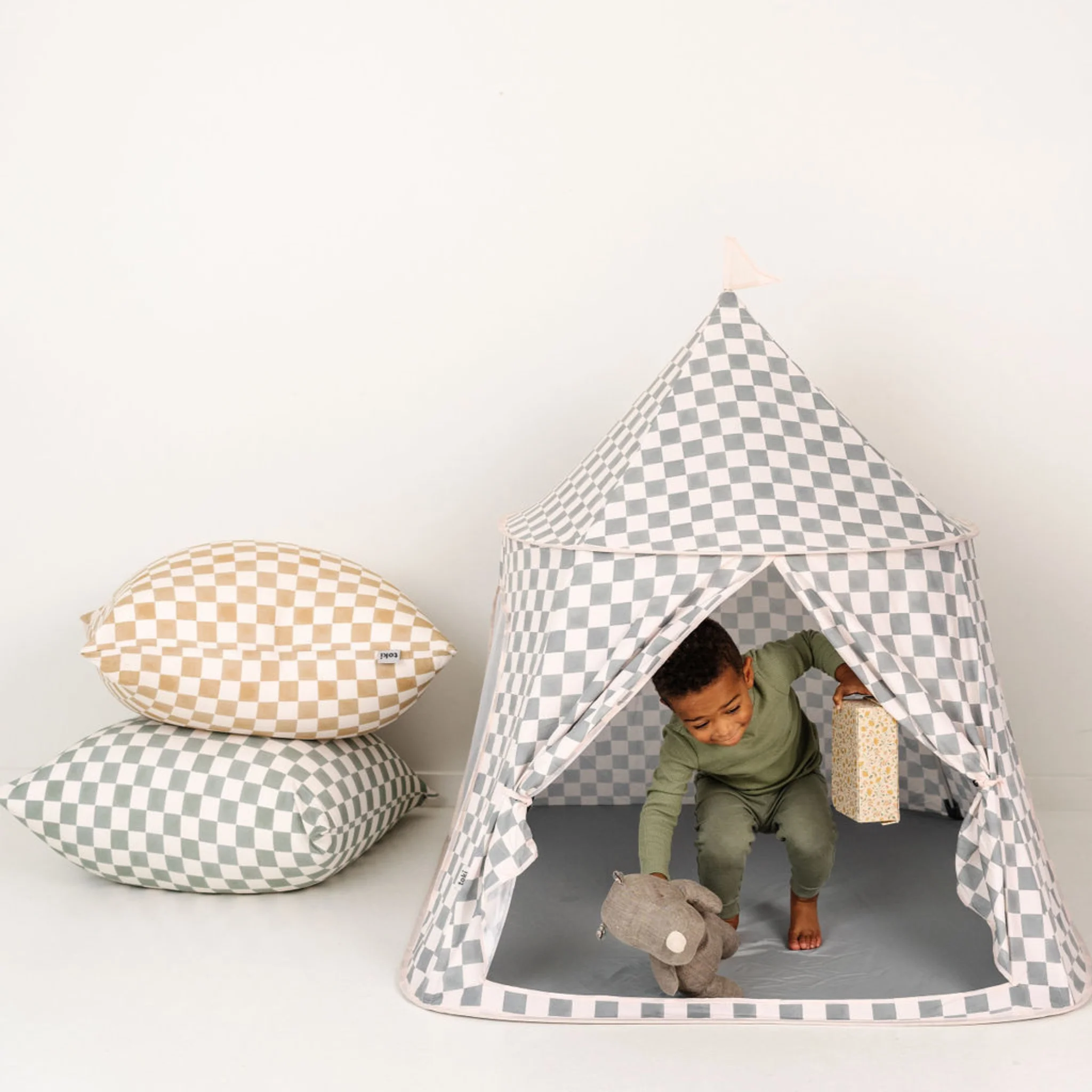 Checker Matcha Play Tent - Image 2