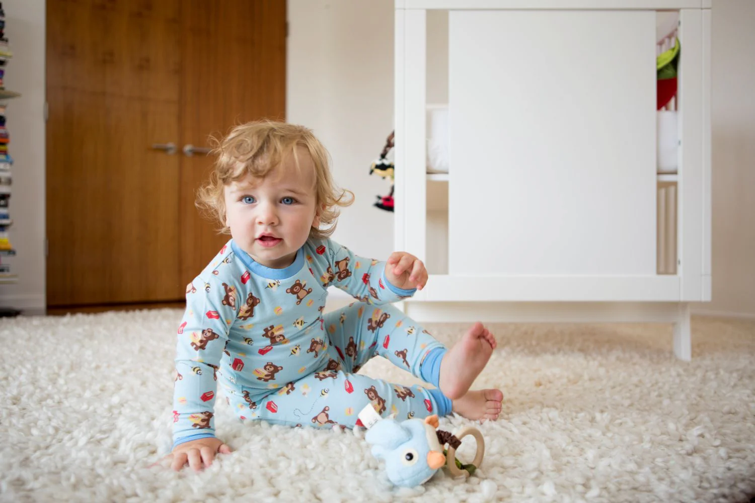Crawling Critter Teething Toy - Blue Birdy - Image 4