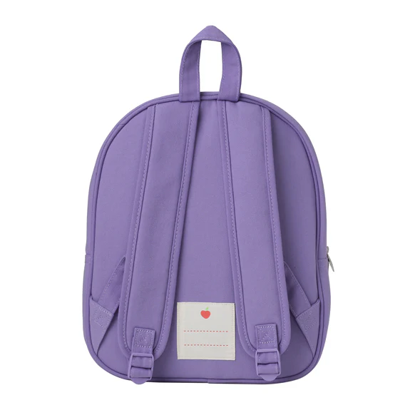 Recycled Fabric Big Kid Backpack – Purple Owl - Image 2
