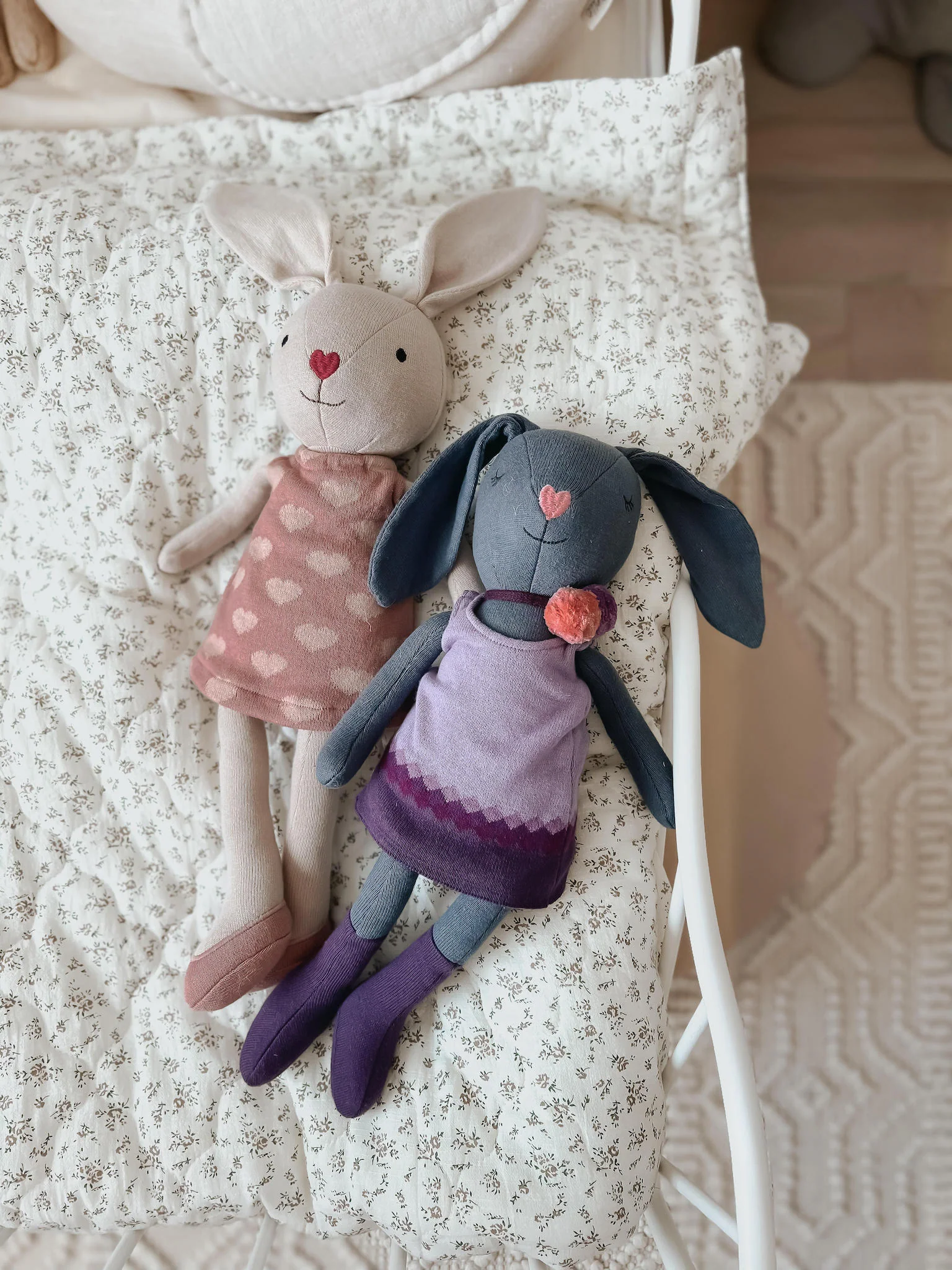 Knit Bunny Plush - Lila - Image 3