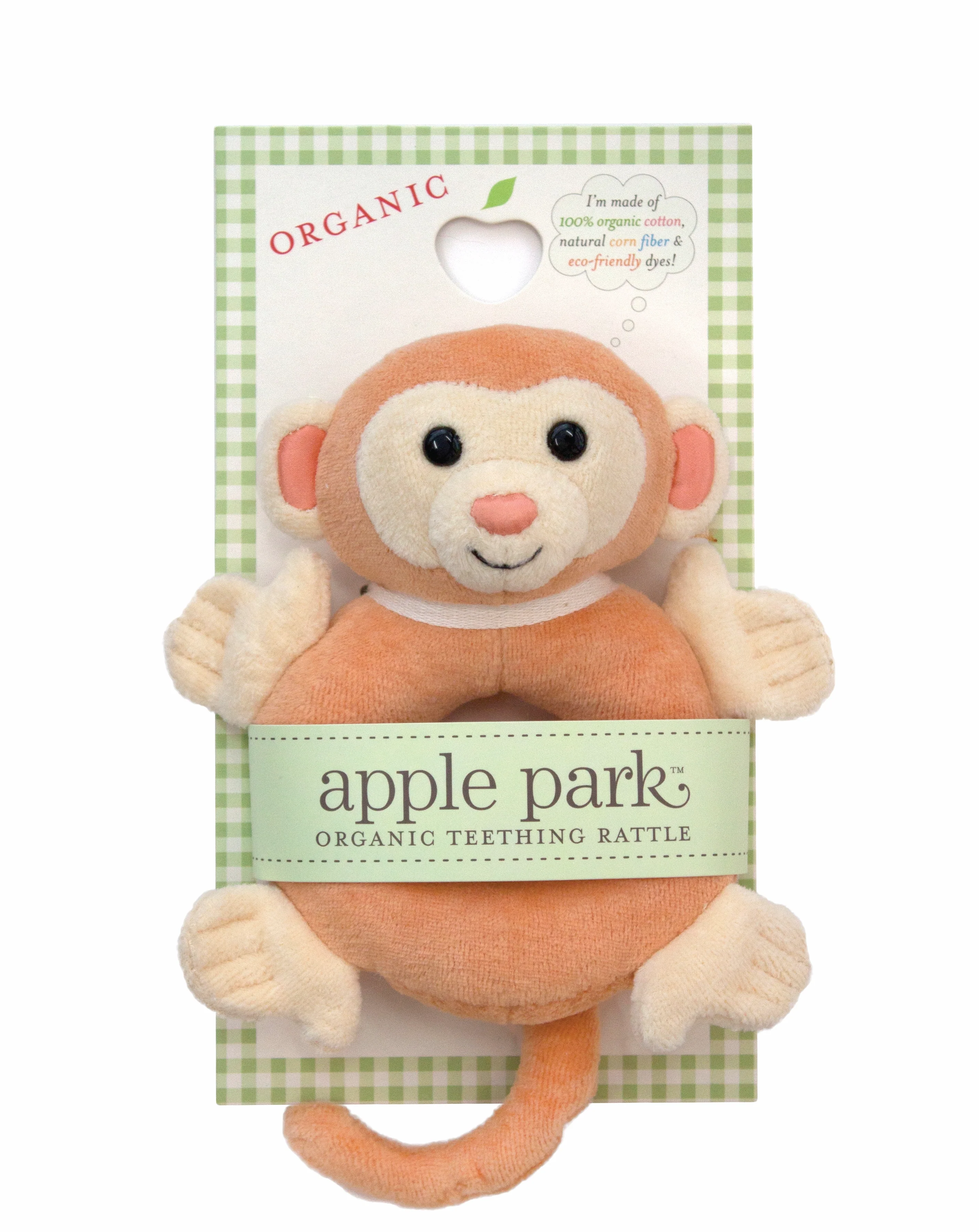 Soft Teething Rattle - Monkey - Image 2