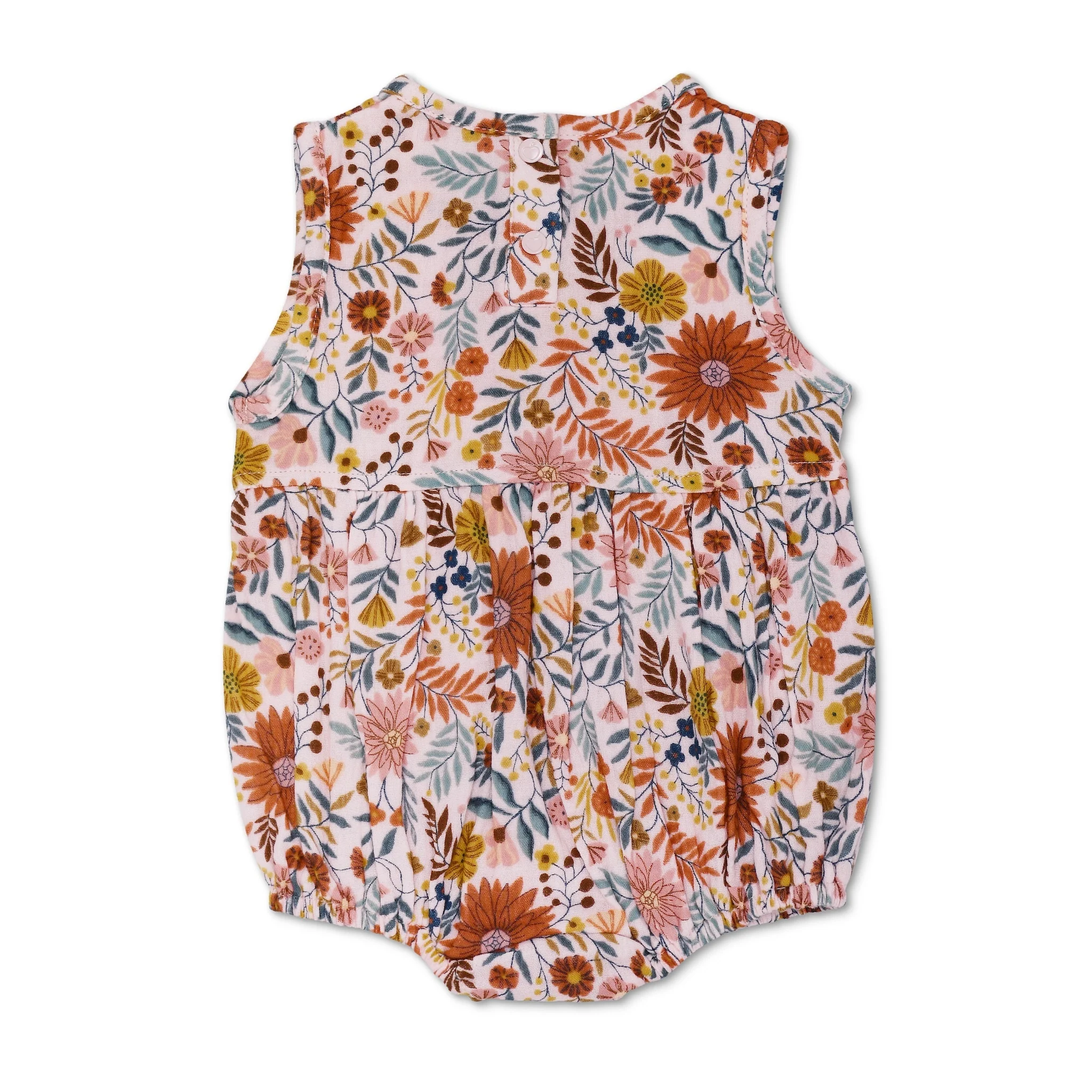 Muslin Bubble Romper – Zinnia Bloom - Image 2