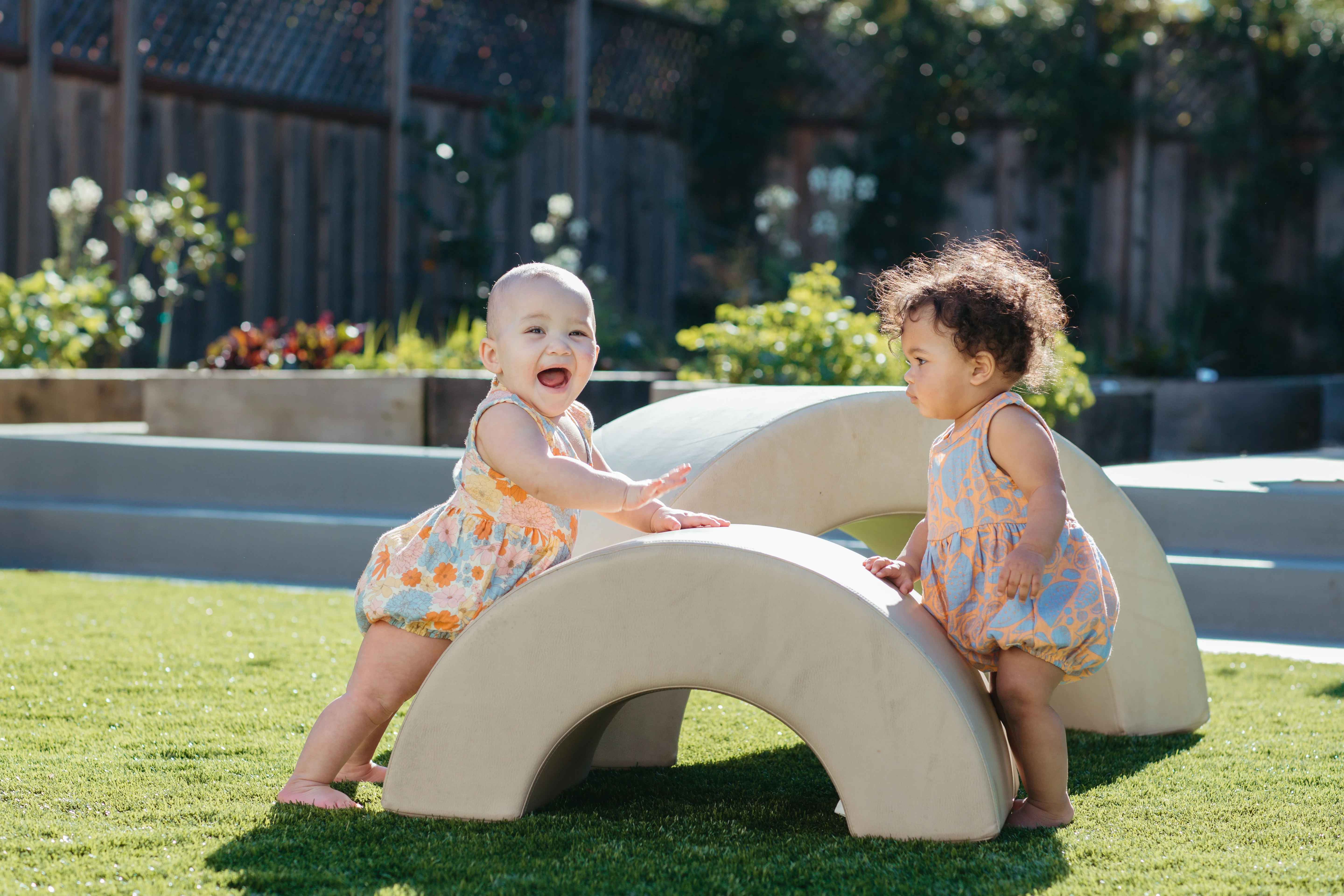 Muslin Bubble Romper – Summer Bounty - Image 4