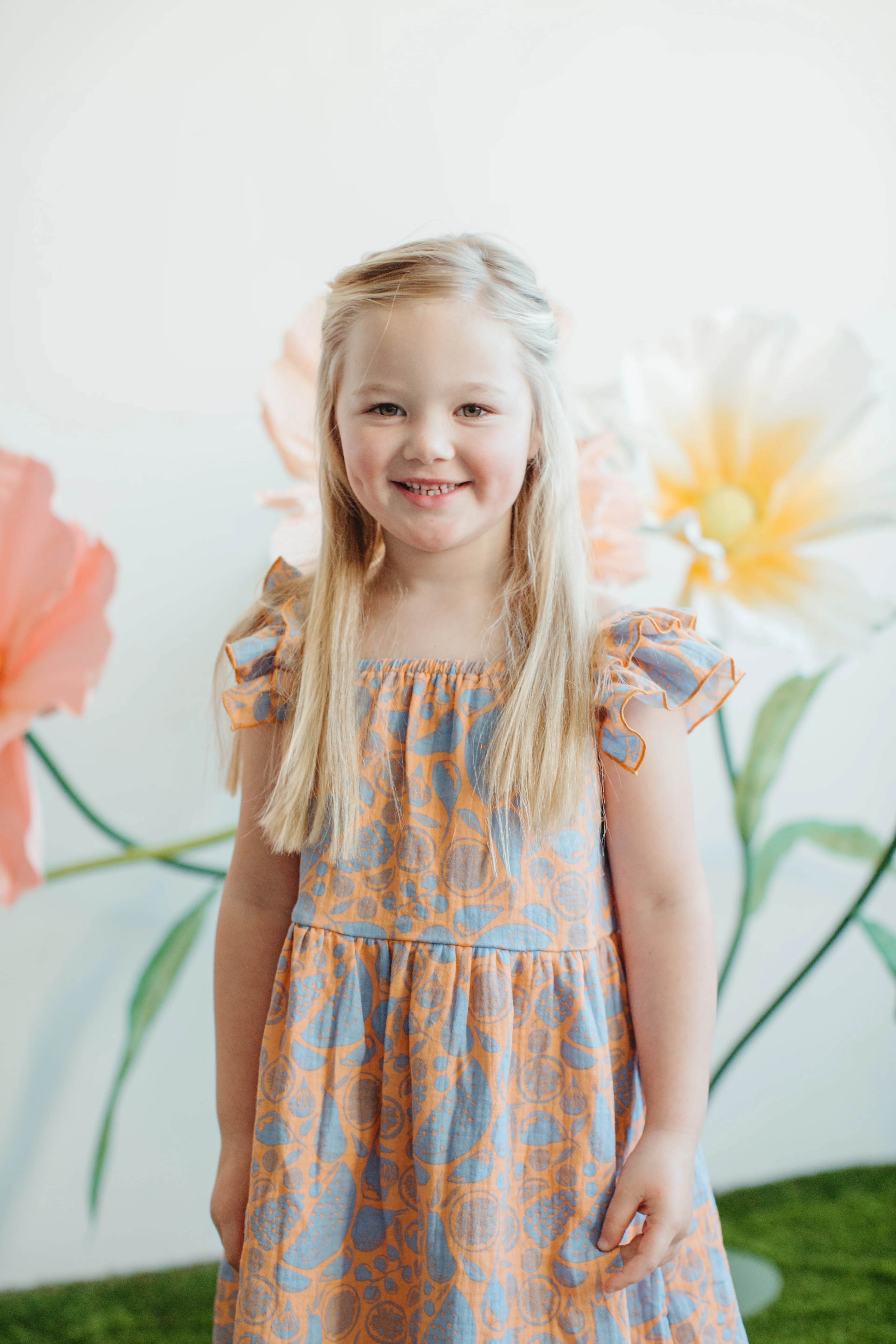 Muslin Flutter Strap Dress - Summer Bounty - Image 2