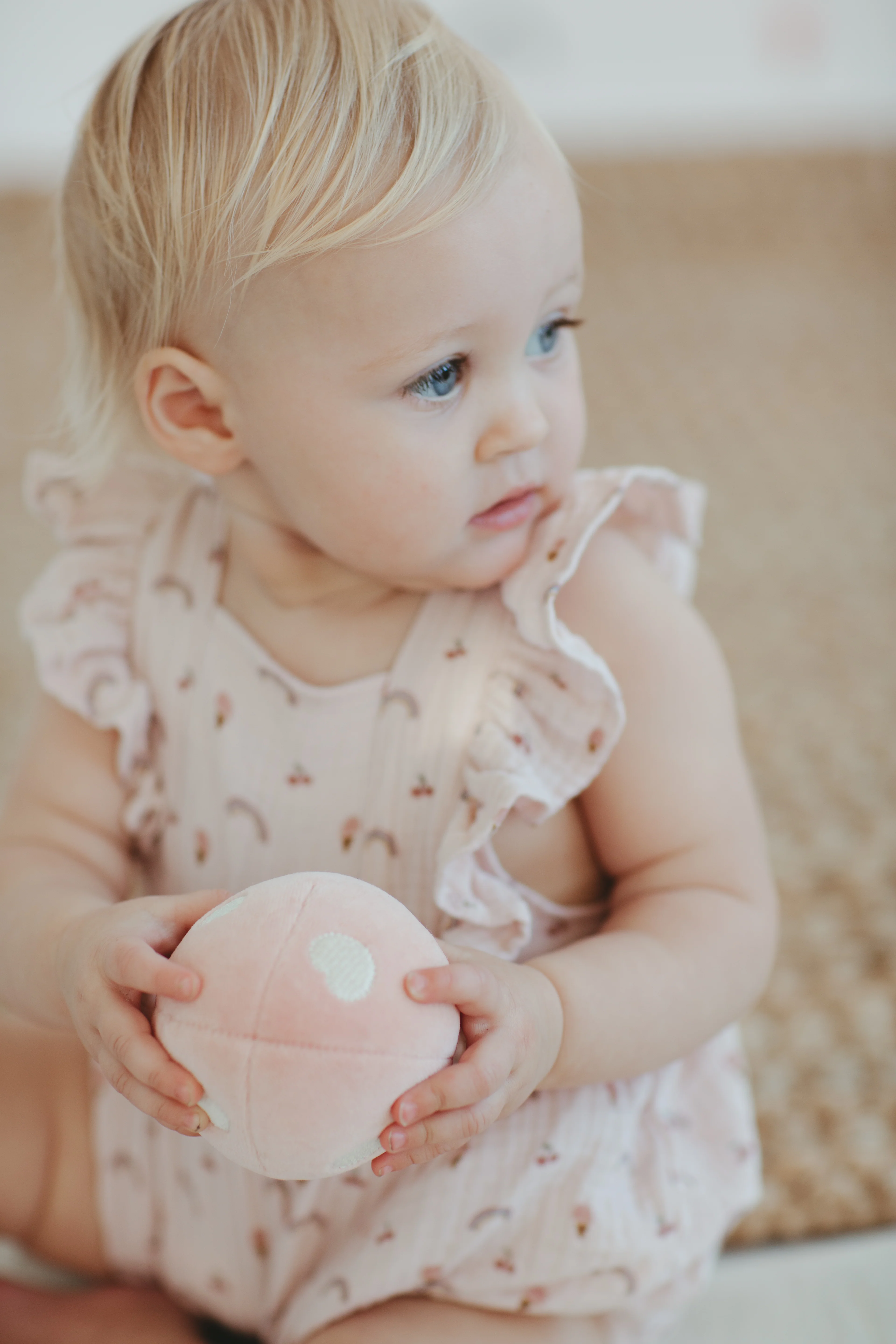 Muslin Flutter Sleeve Romper - Rainbows & Ice Cream - Image 5