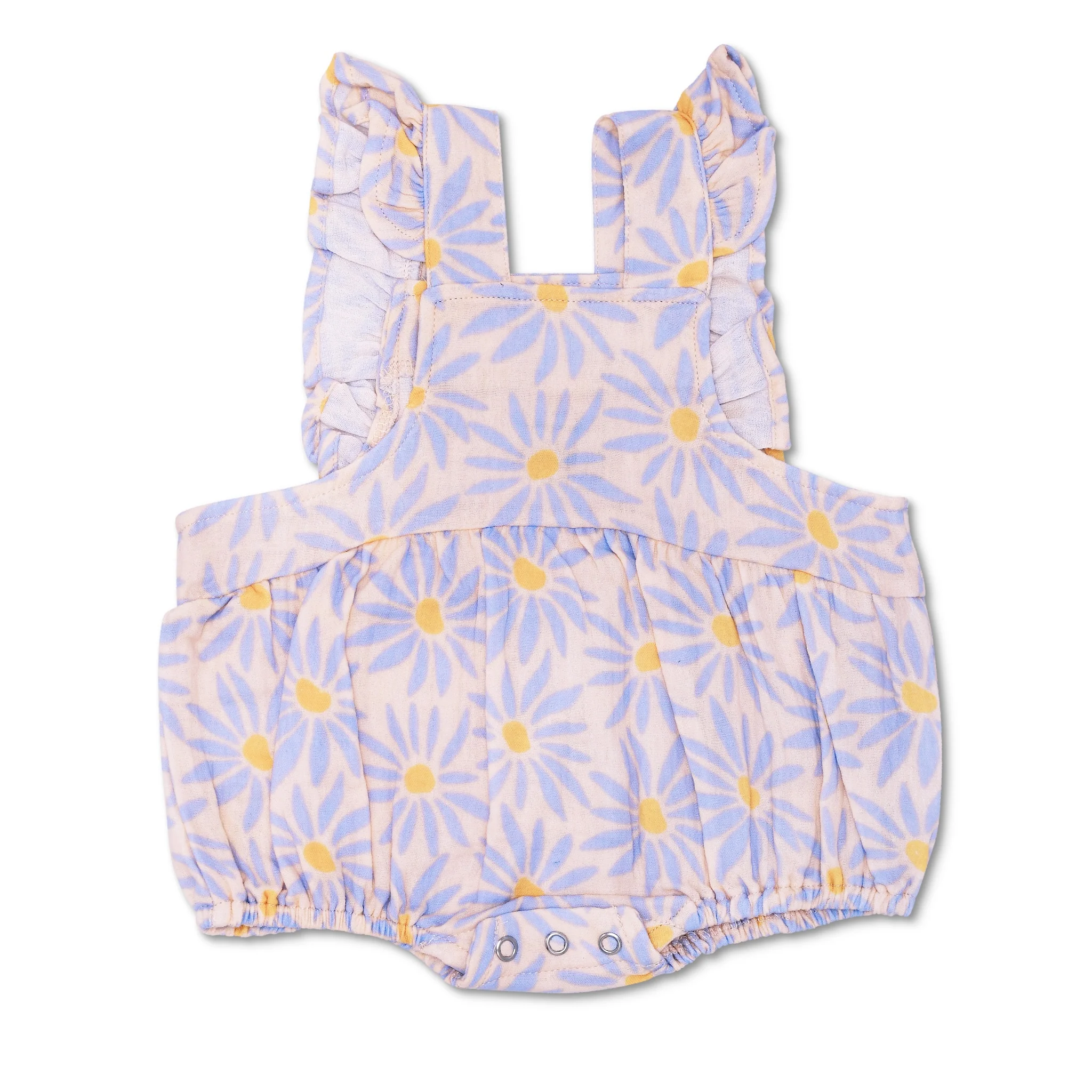 Muslin Flutter Sleeve Romper - Daisy Dreams - Image 2