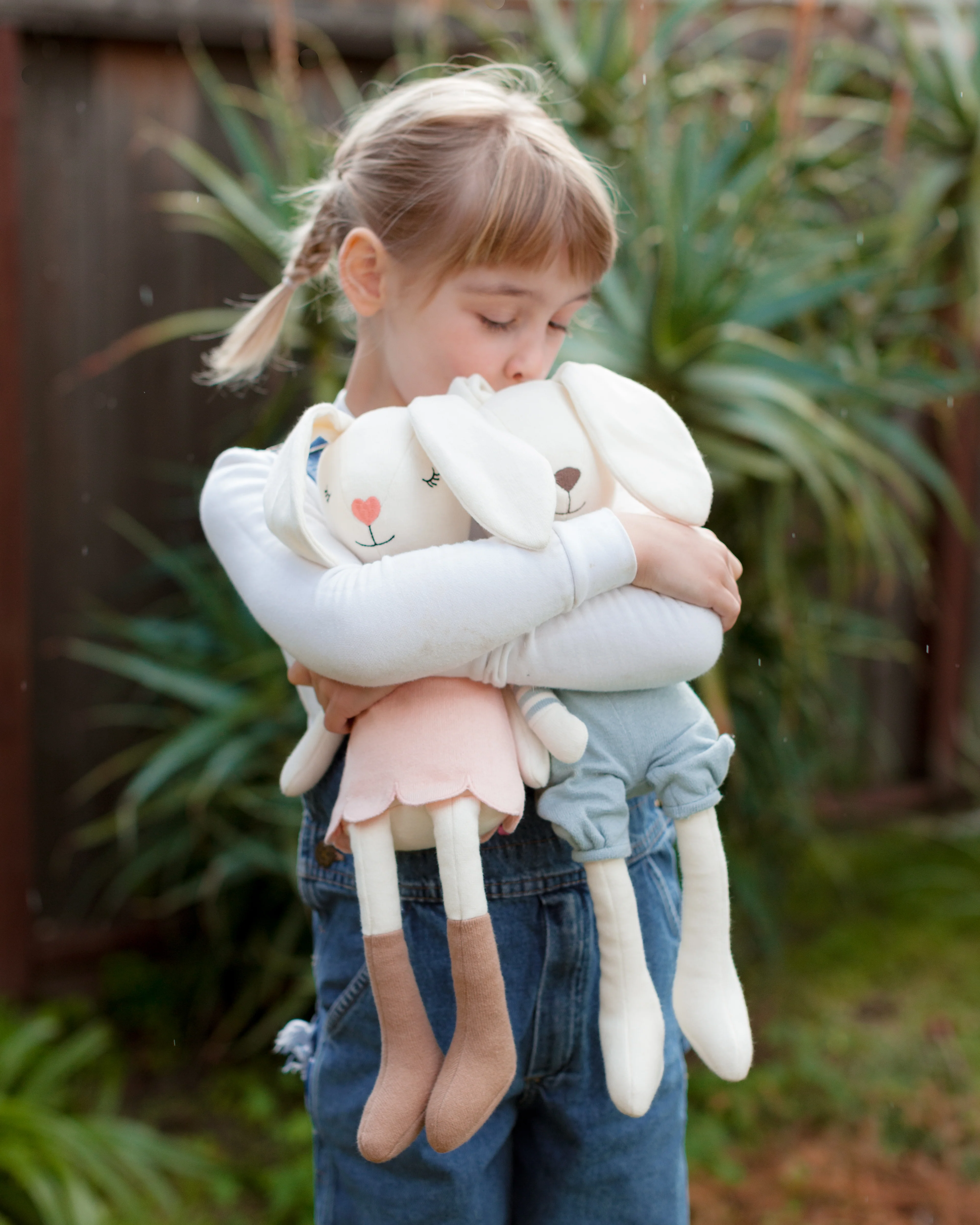 Knit Bunny Plush - Finn - Image 4