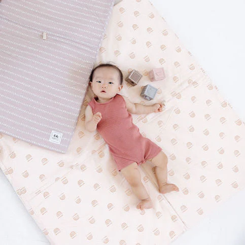 Rainbow Peach Organic Cotton Mat - Image 4