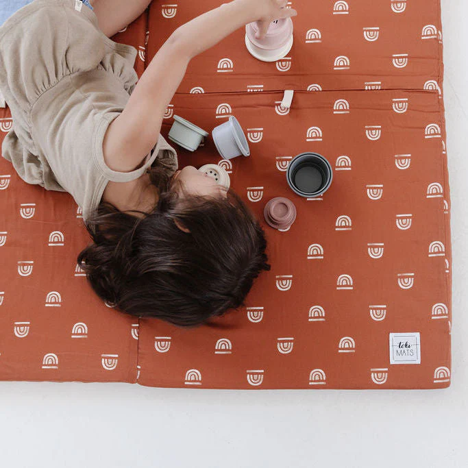 Rainbow Rust Organic Cotton Mat - Image 3