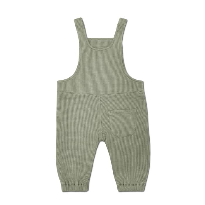 Waffle Overalls - Olive Green - Image 2